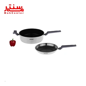 دو تابه سرویس پخت و پز 12 پارچه بیترون مدل +BSX-600